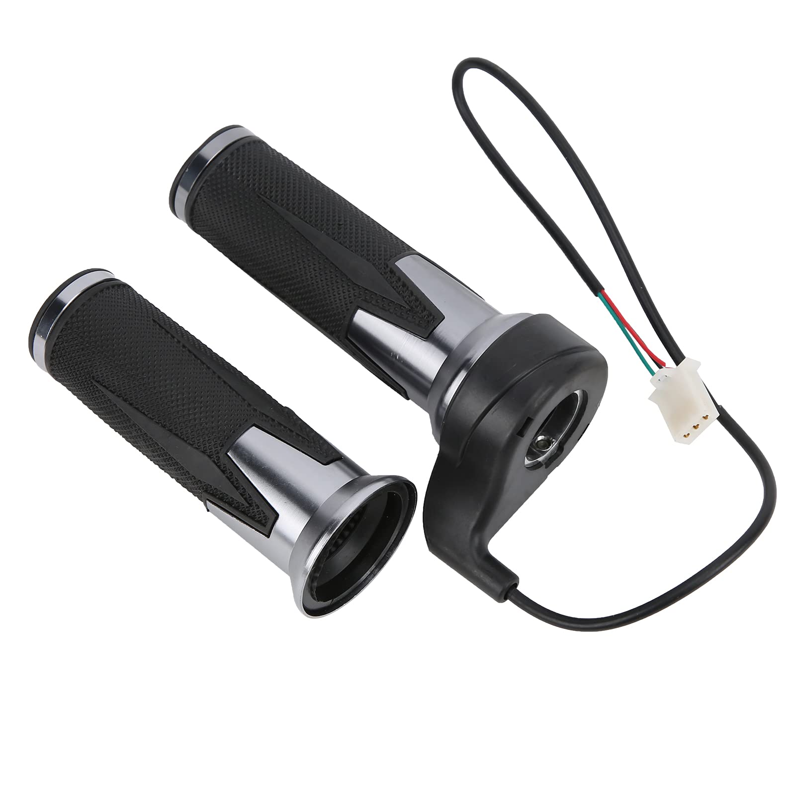 Manopole acceleratore universali per bici 24V 500W Controller spazzola Maniglia antiscivolo Accessorio bici Comoda impugnatura in gomma morbida per biciclette elettriche Scooter