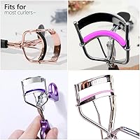 Vista 7 de 40 almohadillas de repuesto para rizador de pestañas, almohadillas de repuesto de goma suave para rizador de pestañas universal con una caja