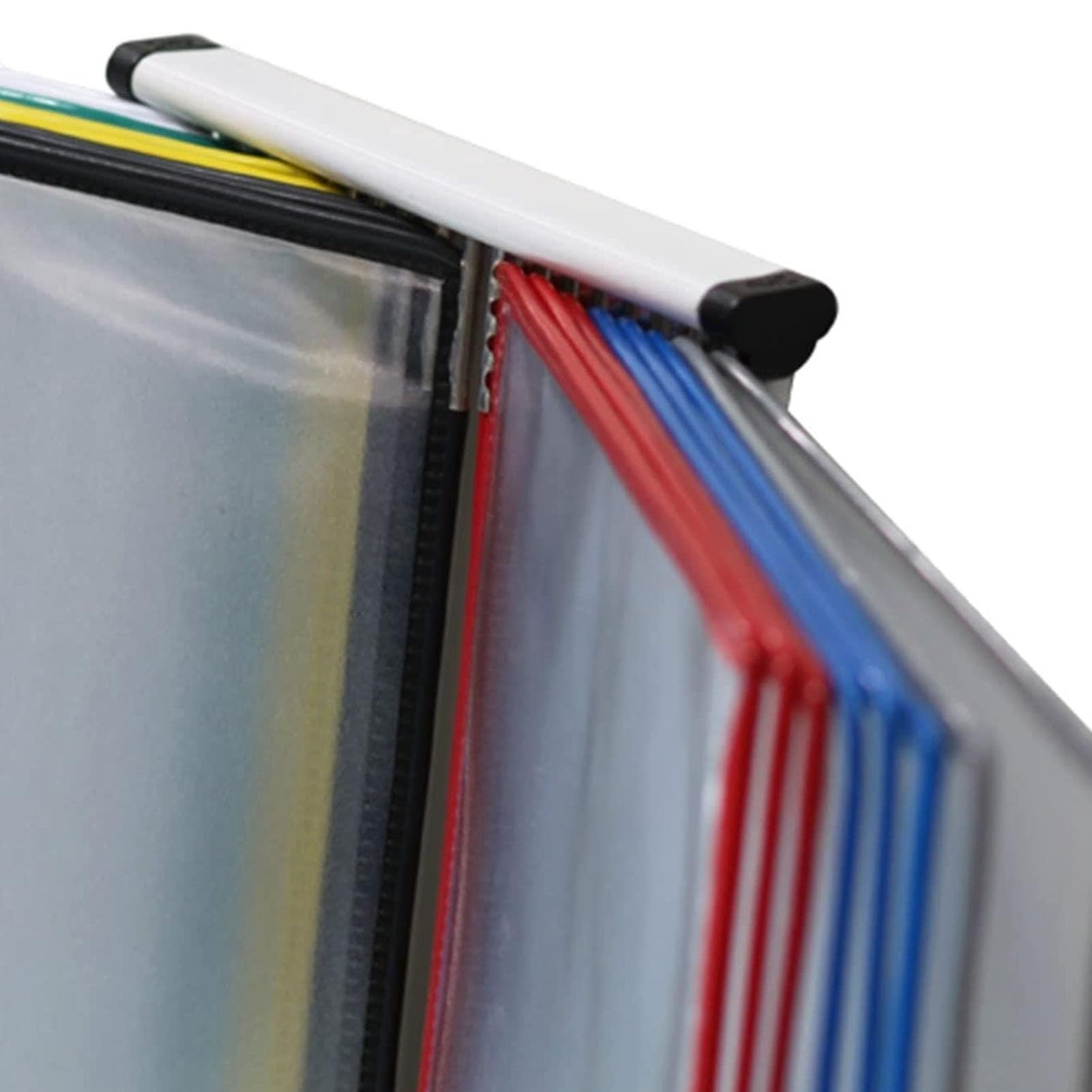 Organizador archivador de pared, 20 bolsillos de exhibición, tamaño carta A4, for exhibición y almacenamiento de documentos A4 en la oficina o el hogar(Black)