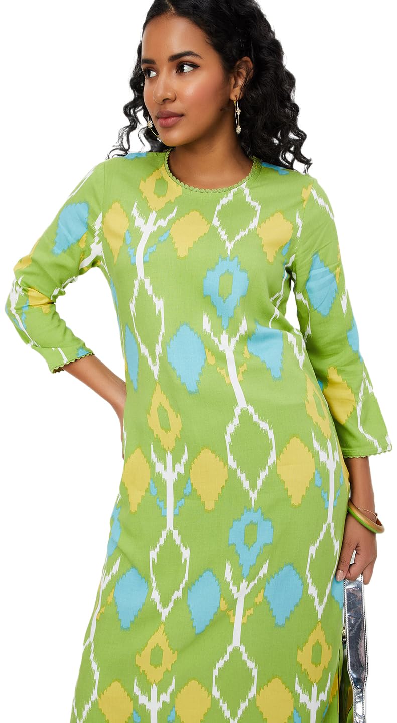 max Women's Rayon Regular Fit Casual Kurta-picture-30