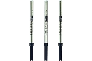 Black Cross Gel Rollerball Pen Refill (Slim, 3-Pack)