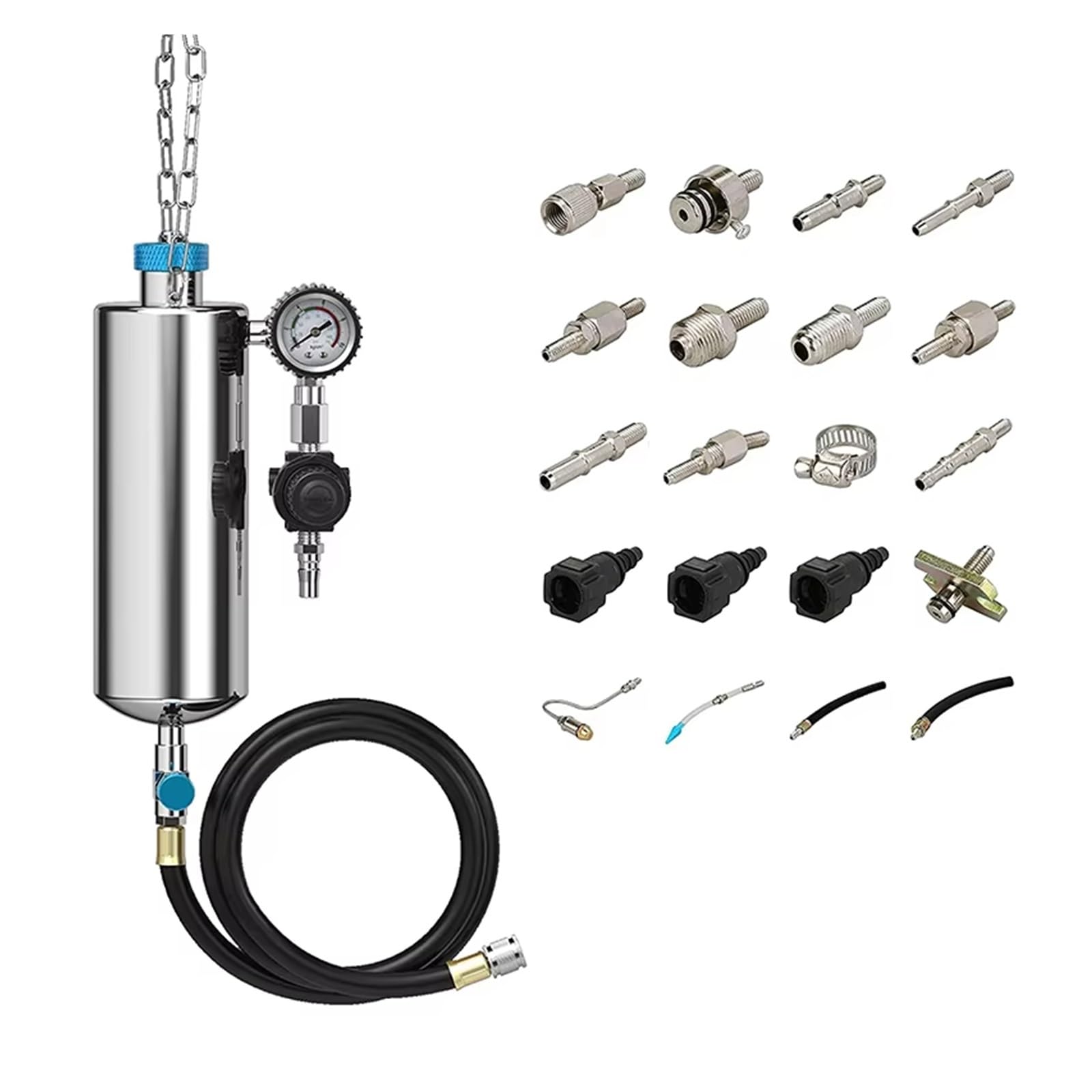 Inyector Combustible Máquina Limpieza Inyectores Combustible Para Automóviles C80 Limpiador Motores Automáticos Herramienta Lavado Comprobador Motor Sin Desmontar