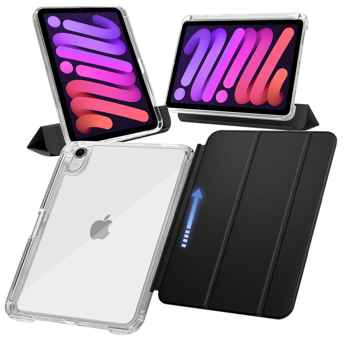 【美品】iPad mini (A17 Pro)　第7世代　カバー付き iPad mini(A17 Pro) 第7世代(2024)/iPad mini6 ケース mini 6
