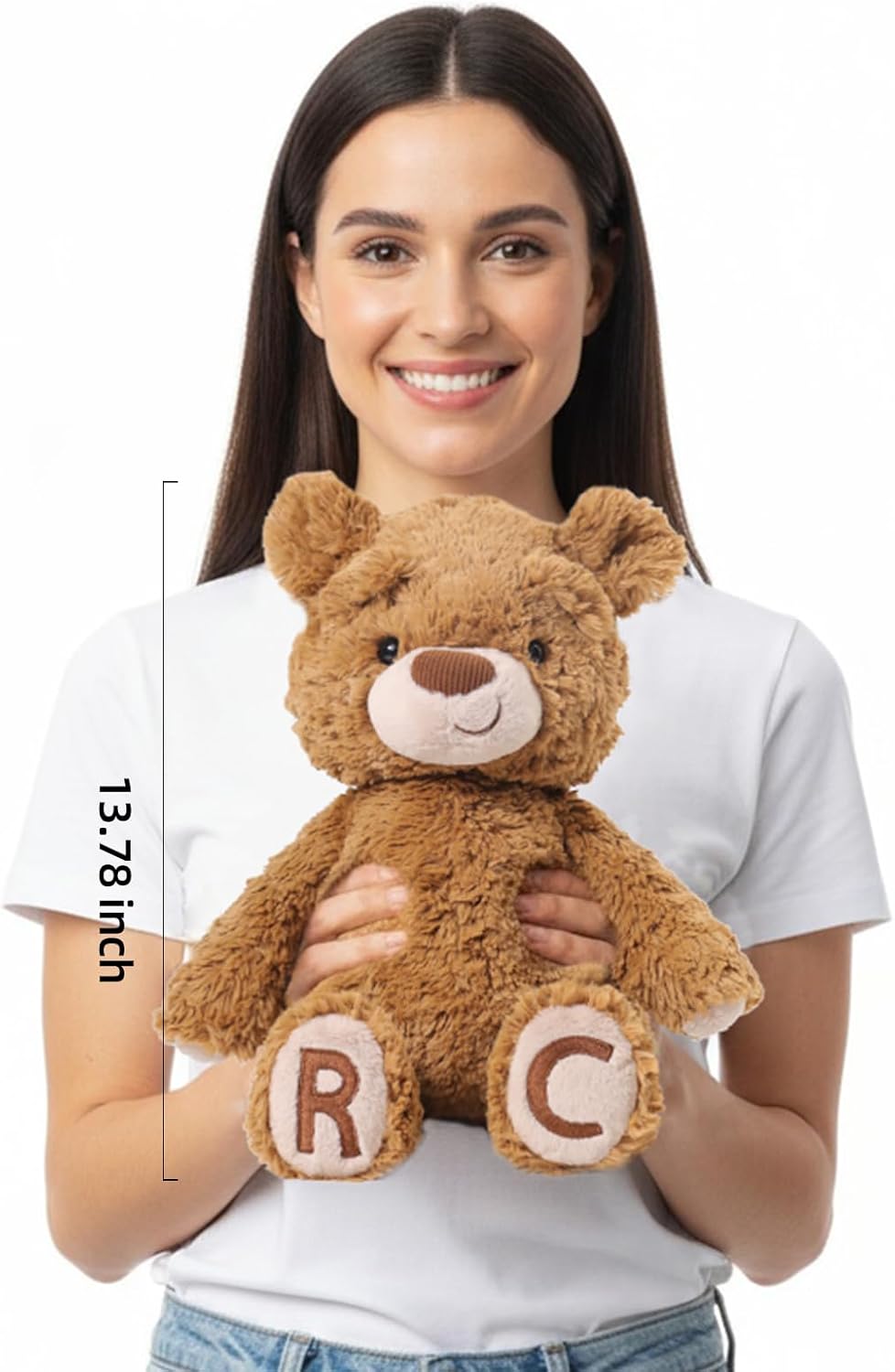RECUR Dream Teddy Bear Plush Stuffed Animal, Soft Plushie Toys, Sitting Height 14inch