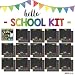Scrapbook Customs Hello School Paper Pack Scrapbook Kit