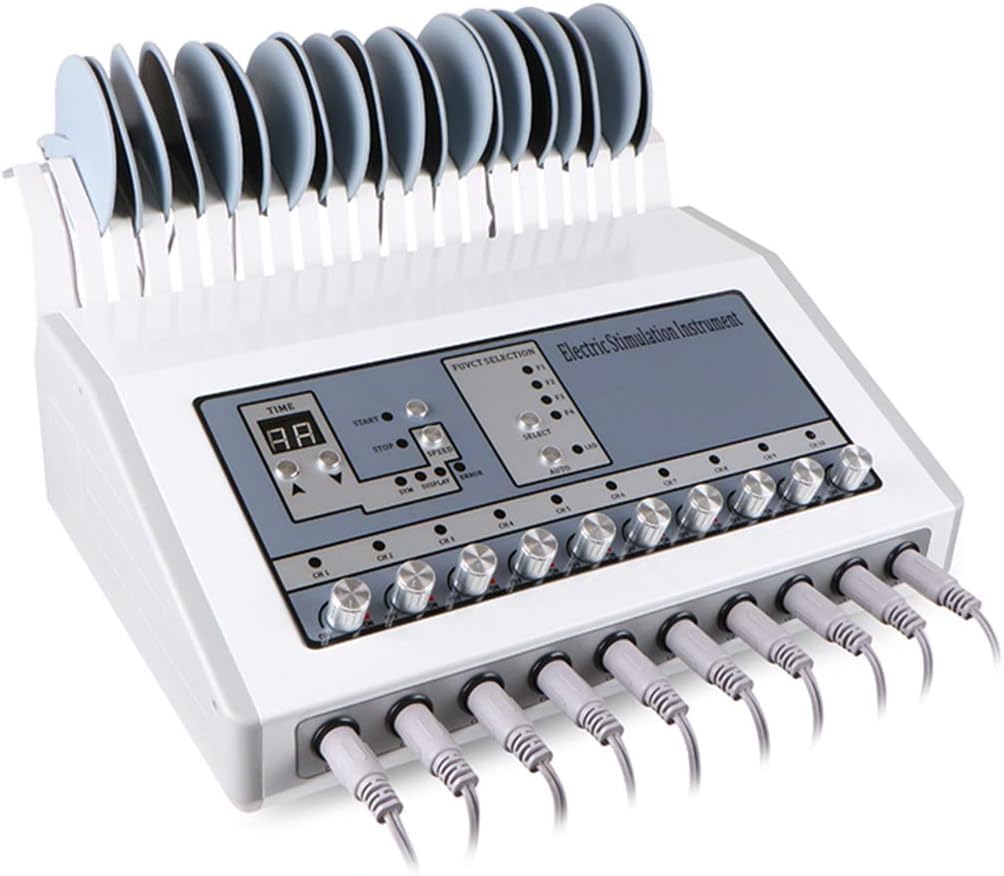 Elitzia Mikrostrom-Körperformer Elektronischer Muskelstimulator Fitness-EMS-Training TENS-Gerät zur Gewichtsreduktion Hautstraffung Bruststraffung Muskelregeneration ETKYDS871