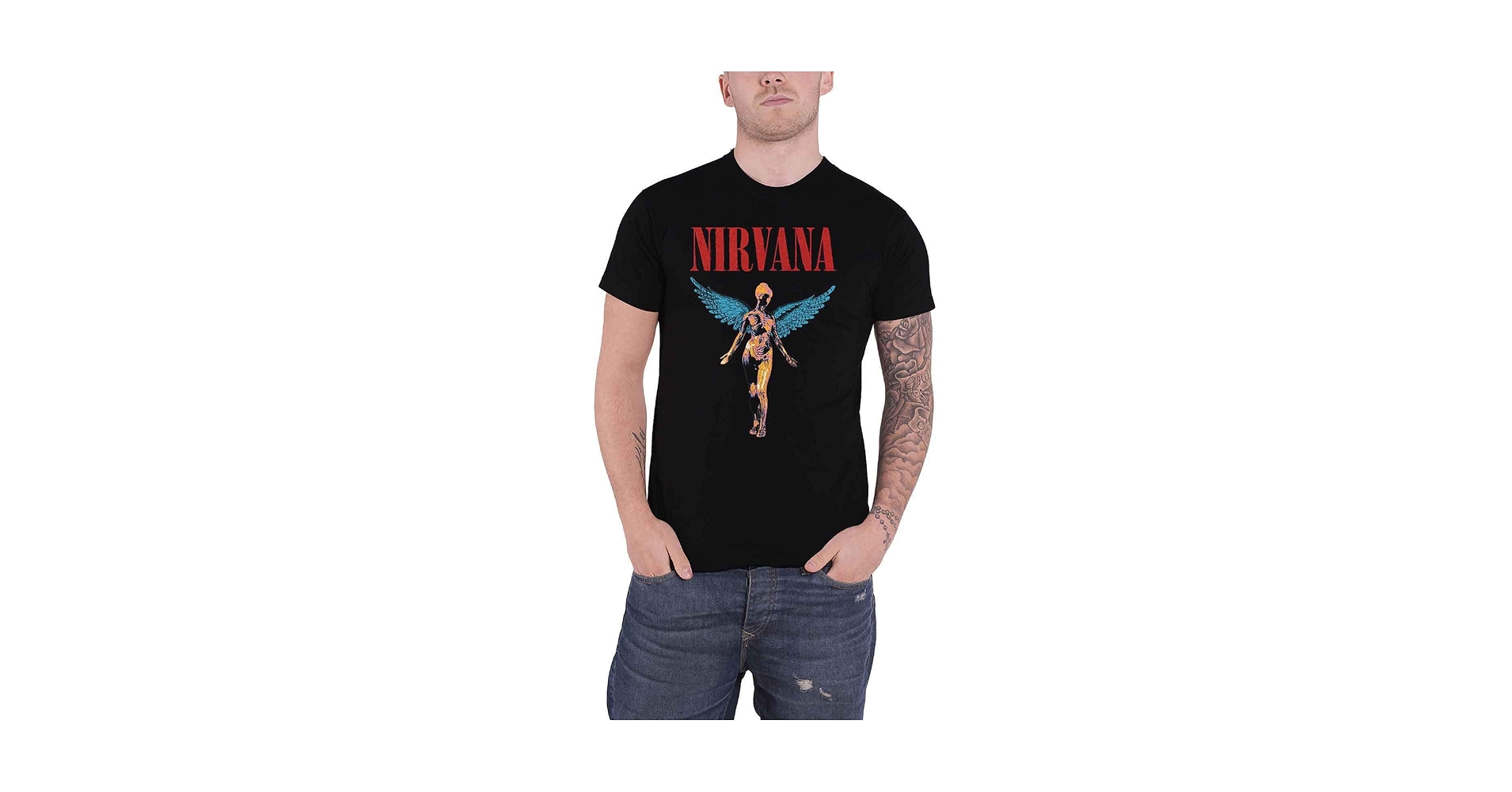 NIRVANA \"IN UTERO\" DANIEL MERCER Tシャツ NIRVANA 
