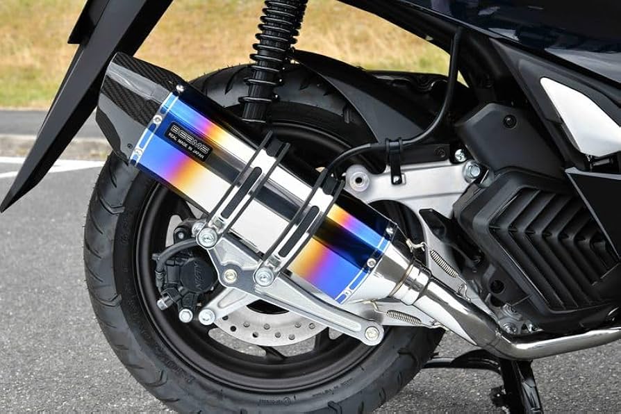 CORSA-EVOⅡ ヒートチタン フルエキゾースト_PCX125用マフラー CORSA-EVOⅡ ヒートチタン フルエキゾースト：PCX125：2021