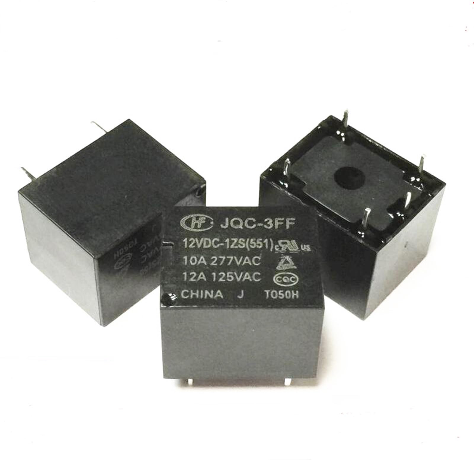 WEUSANXPL HF3FF-012-1ZS HF3FF-012-1ZS 12VDC DC12V 12V 10A Relay 5PIN