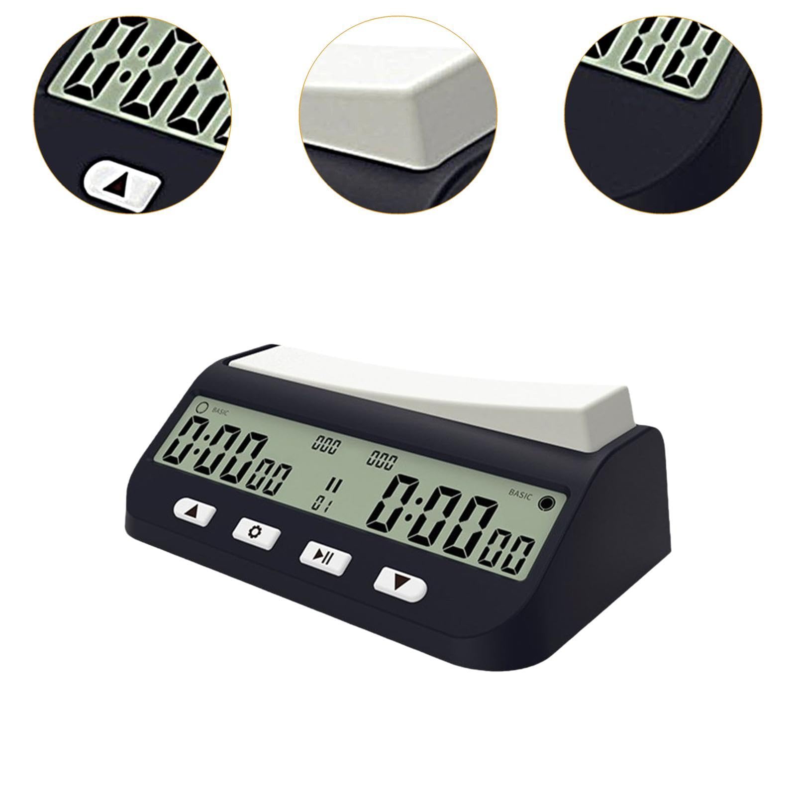 Digitaler Schach Timer, Tragbarer Professioneller Spiel Timer für Chinesisches Schachspiel