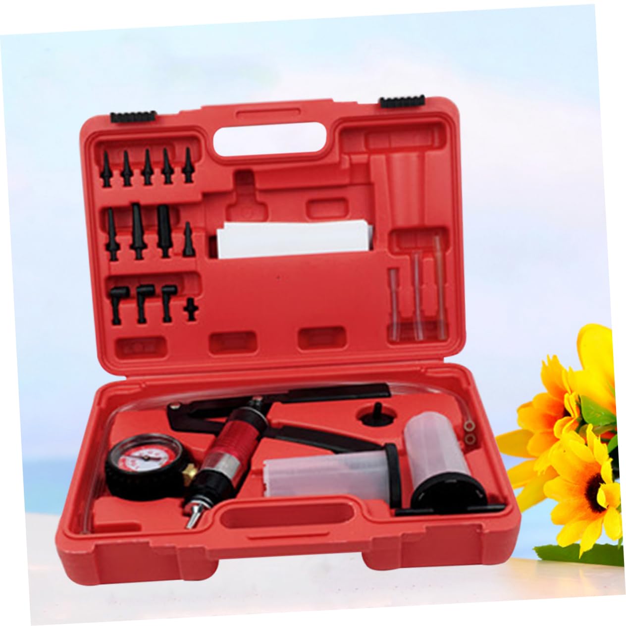 PACKOVE Herramienta De Vacío para Protección De Vapor Aspiradora Ferramentas Kit De Purga De Frenos Herramienta De Protección De Vapor De Vacío Manual Mano Suite