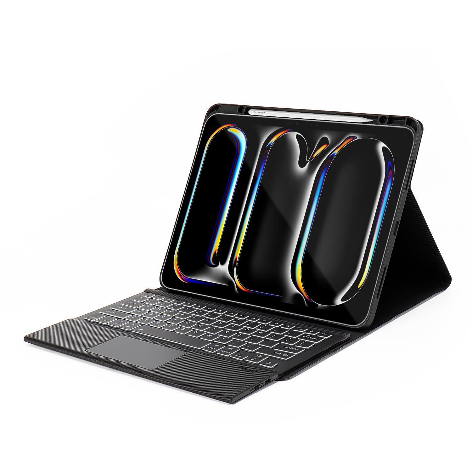 Funda con teclado y trackpad para iPad Pro 11 M4 2024 SaharaCase Navigate con soporte integrado 8