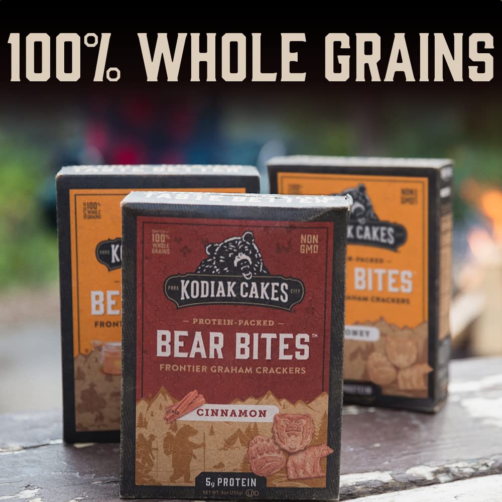 Bear Bites, Protein Graham Crackers Variety Pack Honey, Chocolate