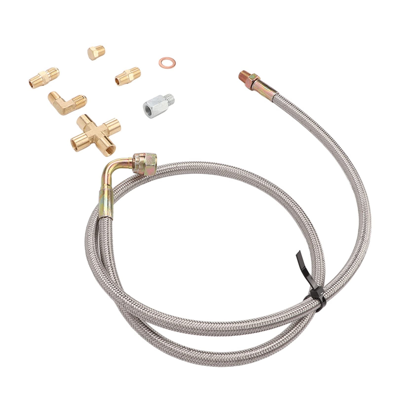 Kit de manguera de alimentación de aceite turbo en metal duradero