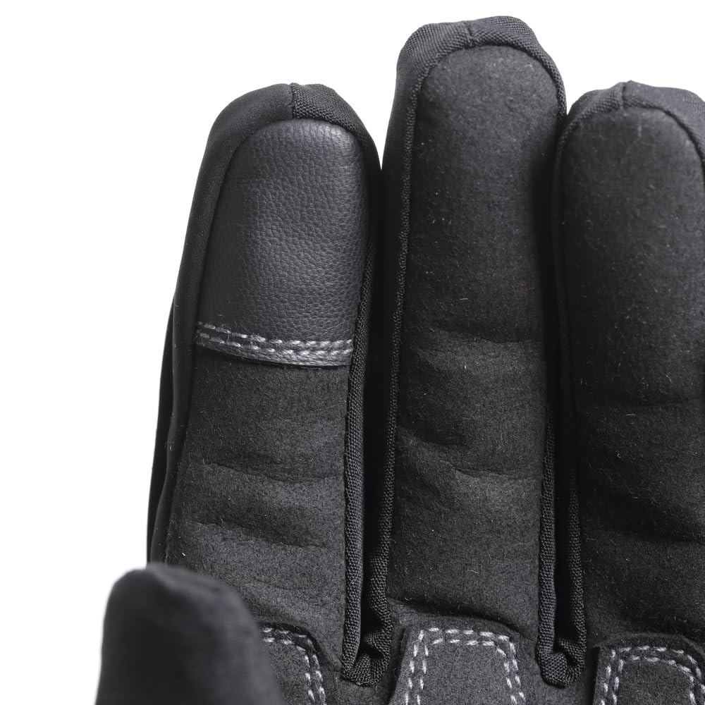 Dainese - Udine WP Gloves, Guantes de Moto de Invierno Impermeables D-Dry con Protección en los Nudillos, Pantalla Táctil y Limpiador de Visera