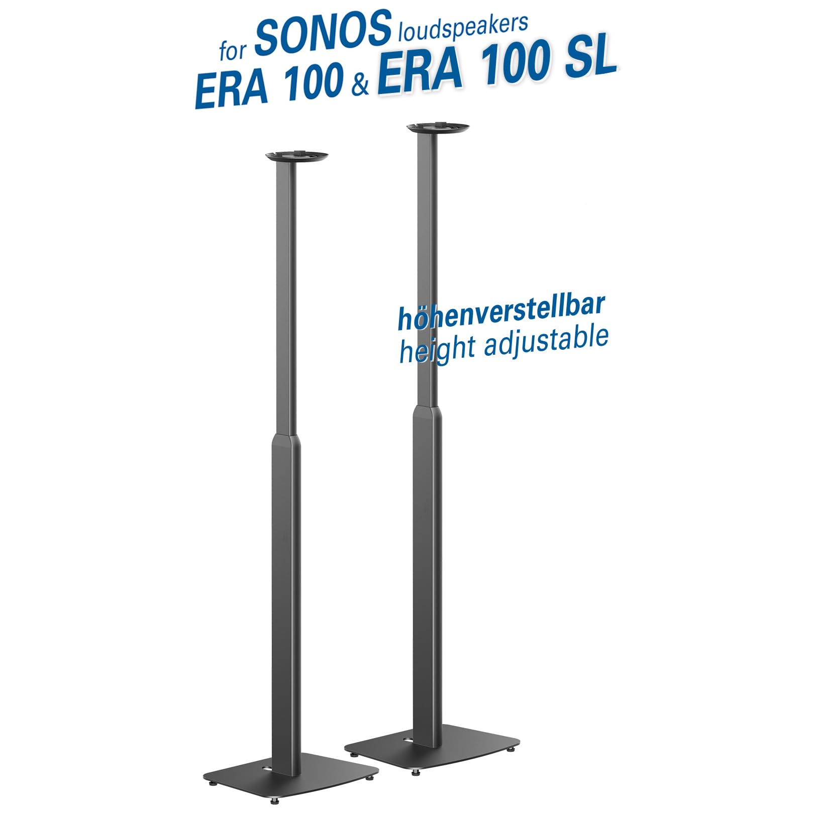 Sonos Sonos Era 100 standaards zwart (2 stuks