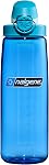 Nalgene 24 oz On The Fly Lock-Top Water Bottle, Slate Blue w/Glacial