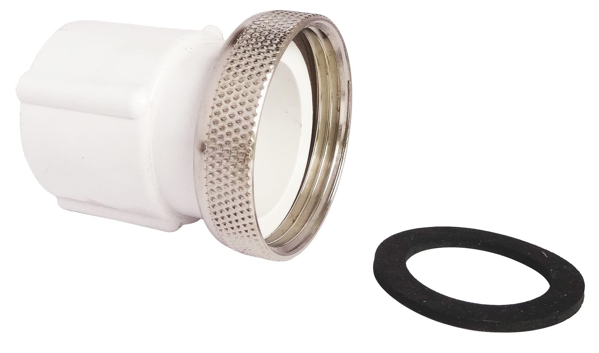 SOMATHERM FOR YOU //1820-40 PVC Screw Cap 40/49 for Hose Diameter. 32x40, Grey, drehbare Mutter für Schlauch 32/40