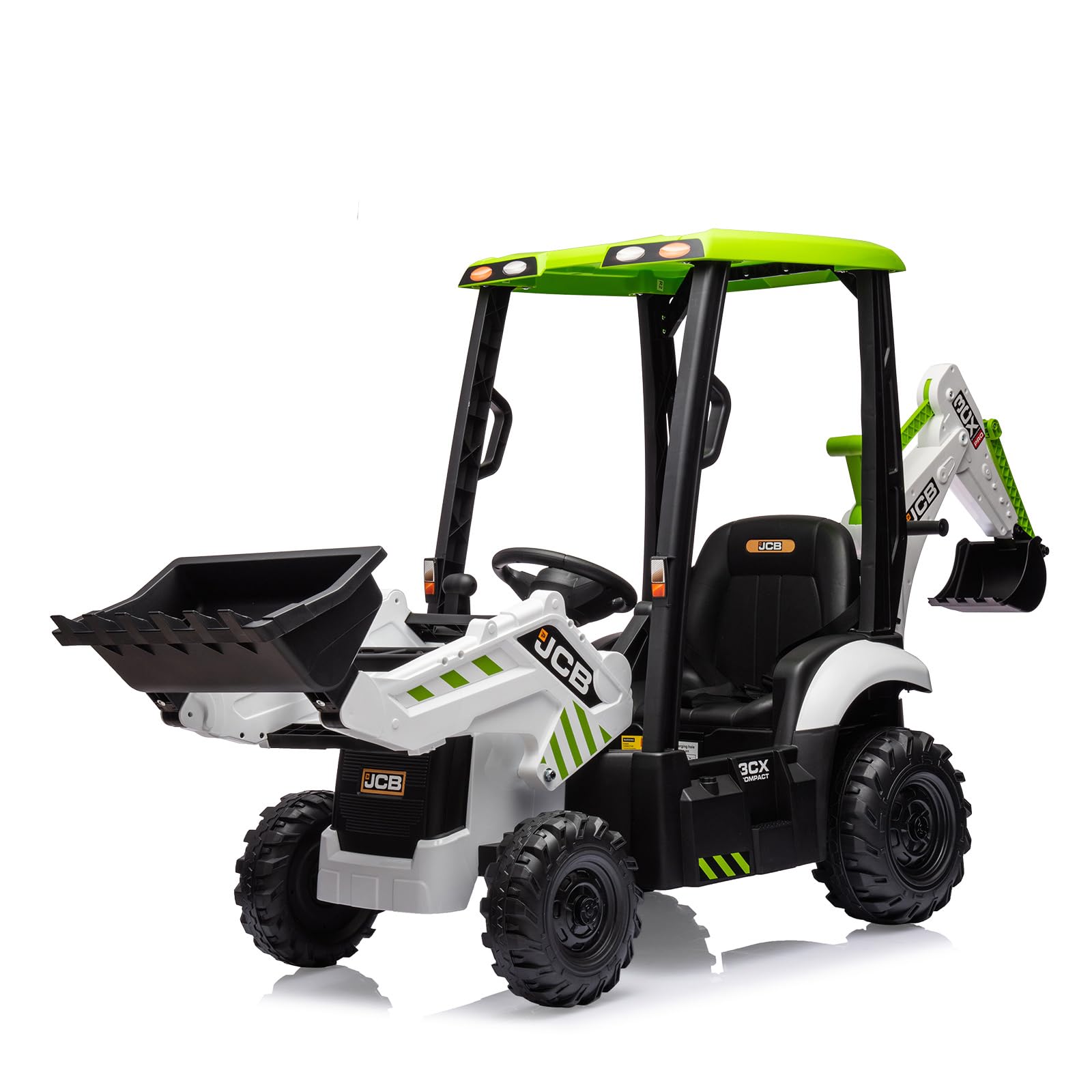 『CBZ-01　crawlerboyz』 Amazon.com: 4 in 1 JCB Ride On Excavator, 12V Kids Excavator Ride