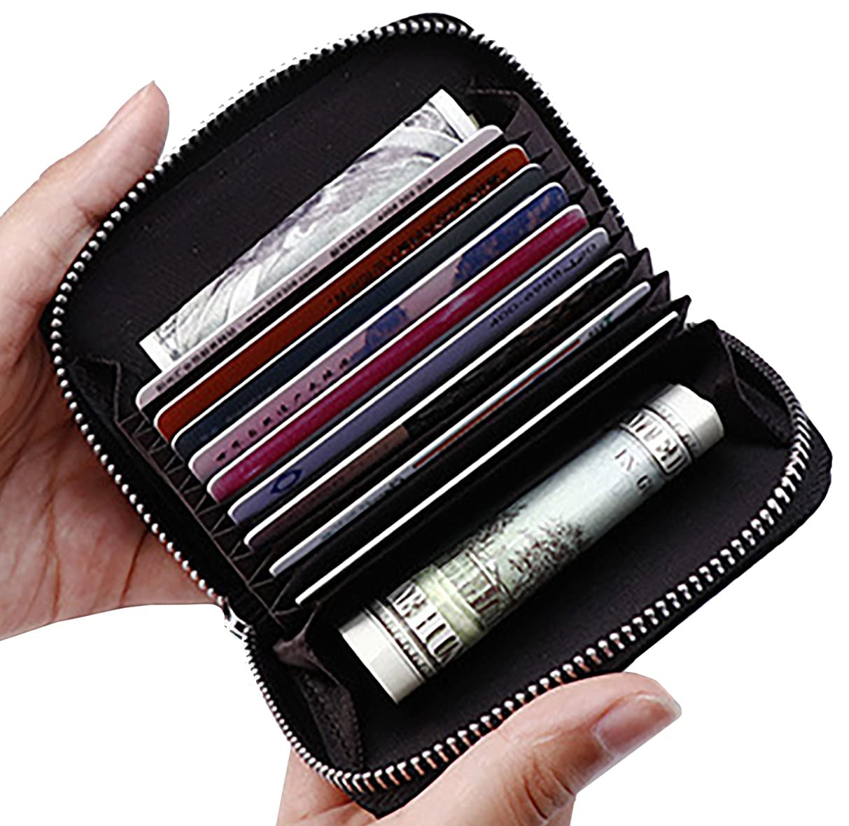 Palm Size Wallet Accordion Style Credit Card Holder