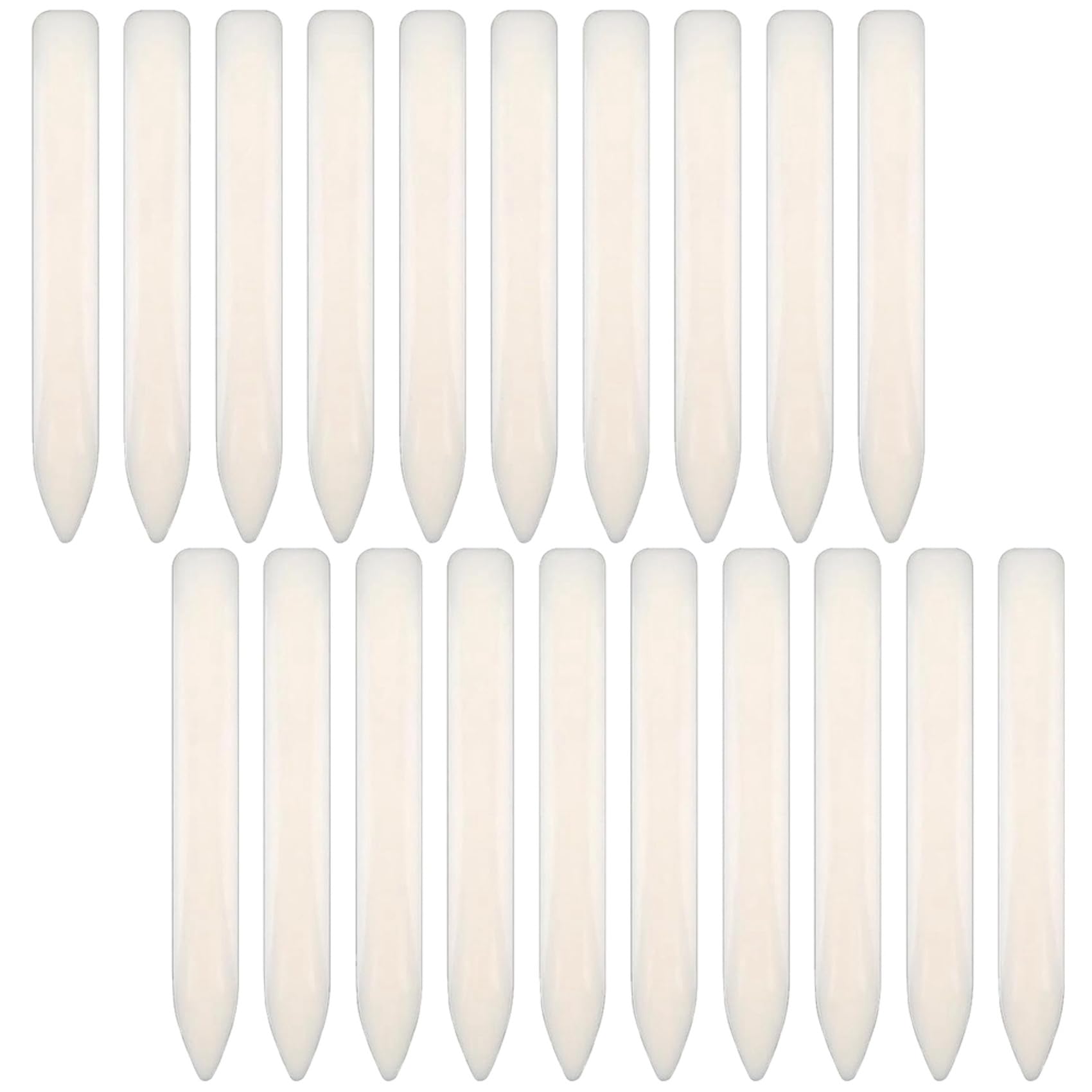 Falzbein-Werkzeug 100er-Pack, Kunststoff, zum Basteln, Rillen, Falten, Papierbasteln, Scrapbooking