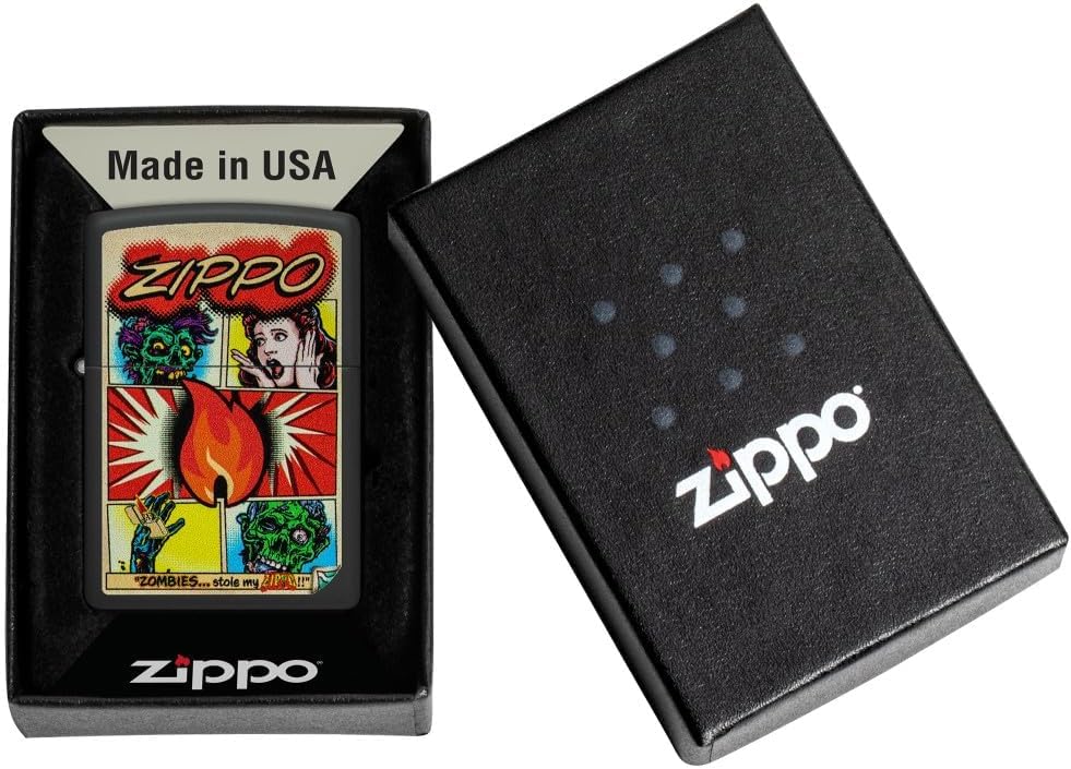 Encendedor Zippo con grabado personalizado diseño zombies miniatura 4