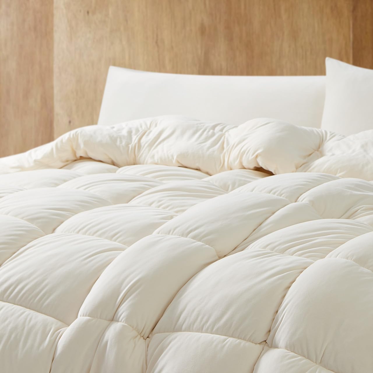 Byourbed Fabric Fetish - Coma Inducer® Oversized King Comforter - Ivory Taupe