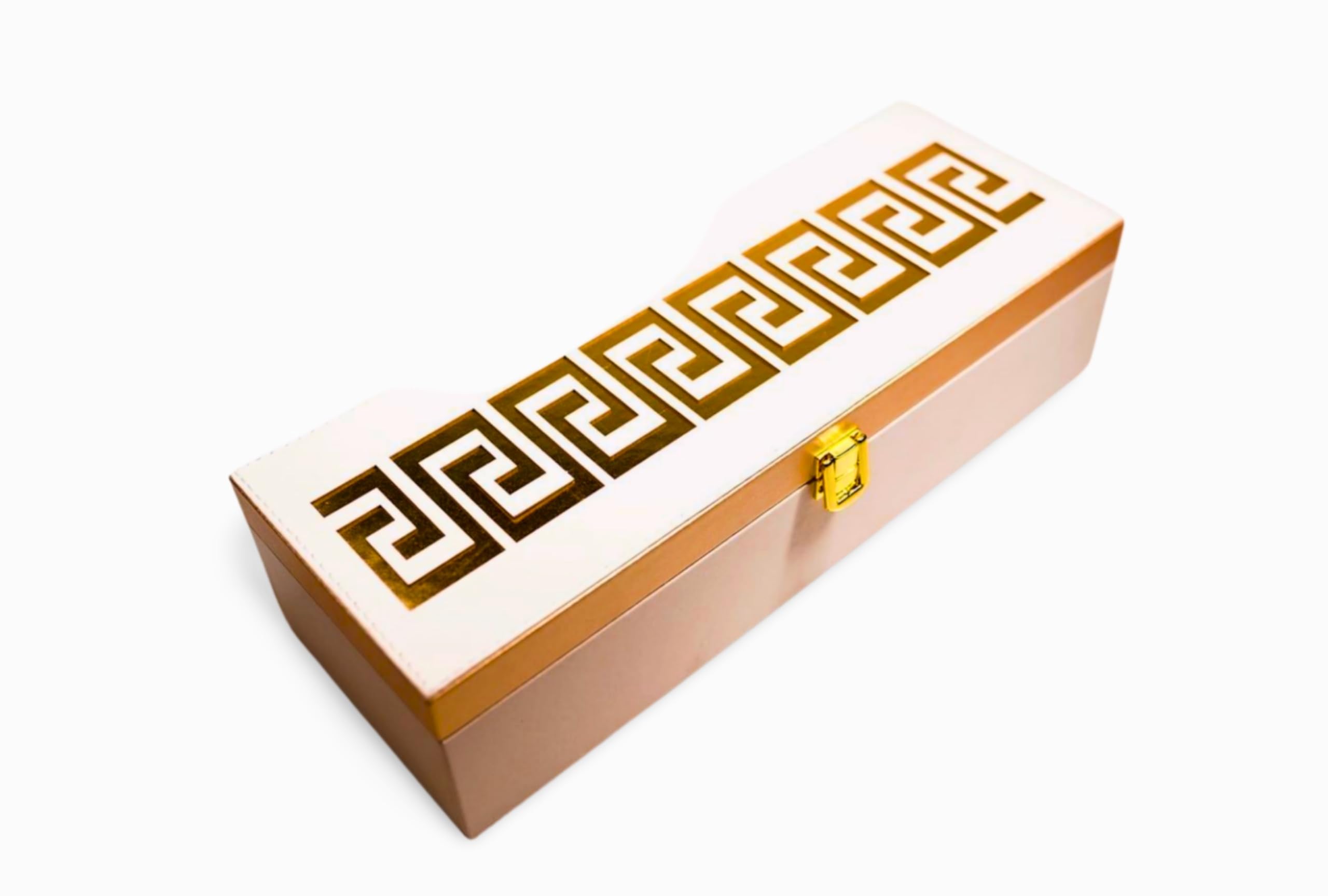 NEWPINCH Watch Box Organizer- 4 Slots Watch Storage Holder and Jewelry Case Collection Box Vegan Leather with Beige Travel Friendly Box for Gifts for Men and Women (Beige) (B0CV35G8F6) Amazon Price History, Amazon Price Tracker