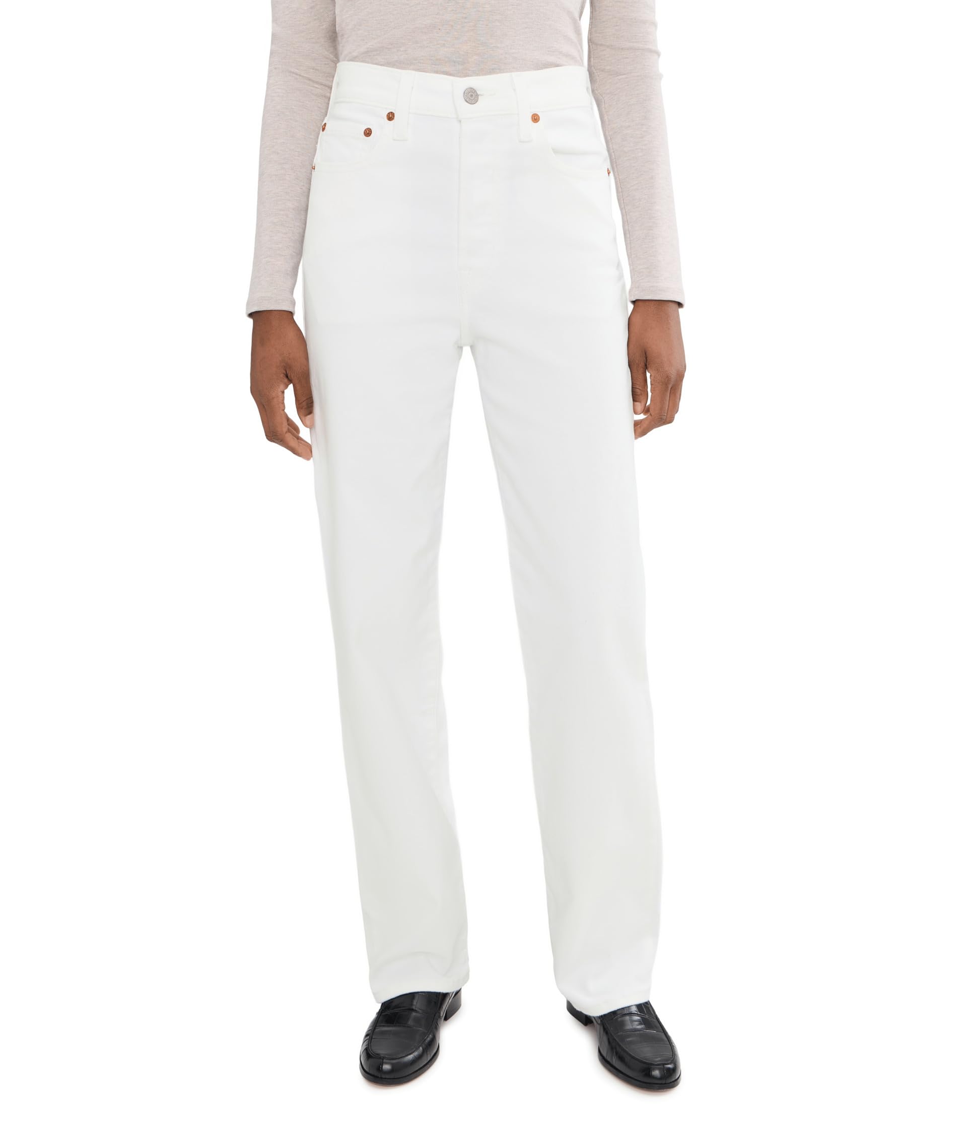 

                                                    Levi's Women's Ribcage Straight Full Length Jeans,