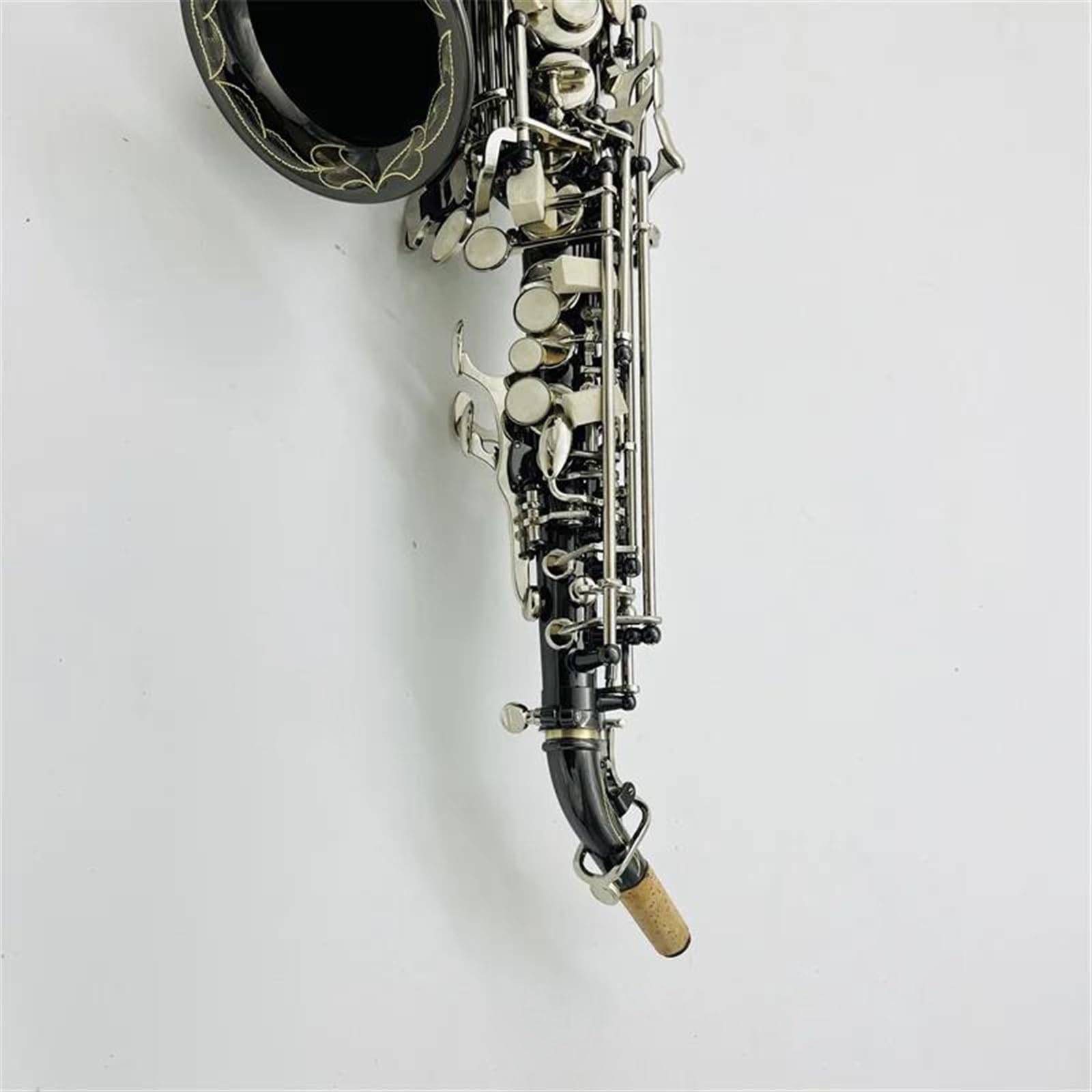 ソプラノサックス　ブラック Amazon.co.jp: サックス楽器 曲がったソプラノサックスBフラット