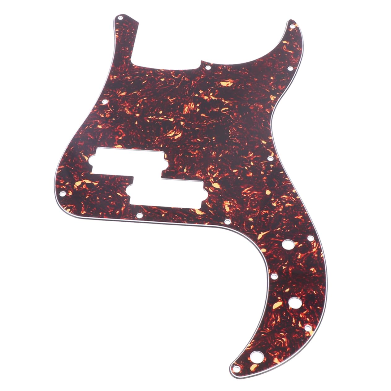 FAVOMOTO Standard Bass Scraper Plate Electric Guitar Pickguard Scraper Pickguard Loaded Scratch Plate Precision Scratch Plate Guard Guitar Electric Bass Pb