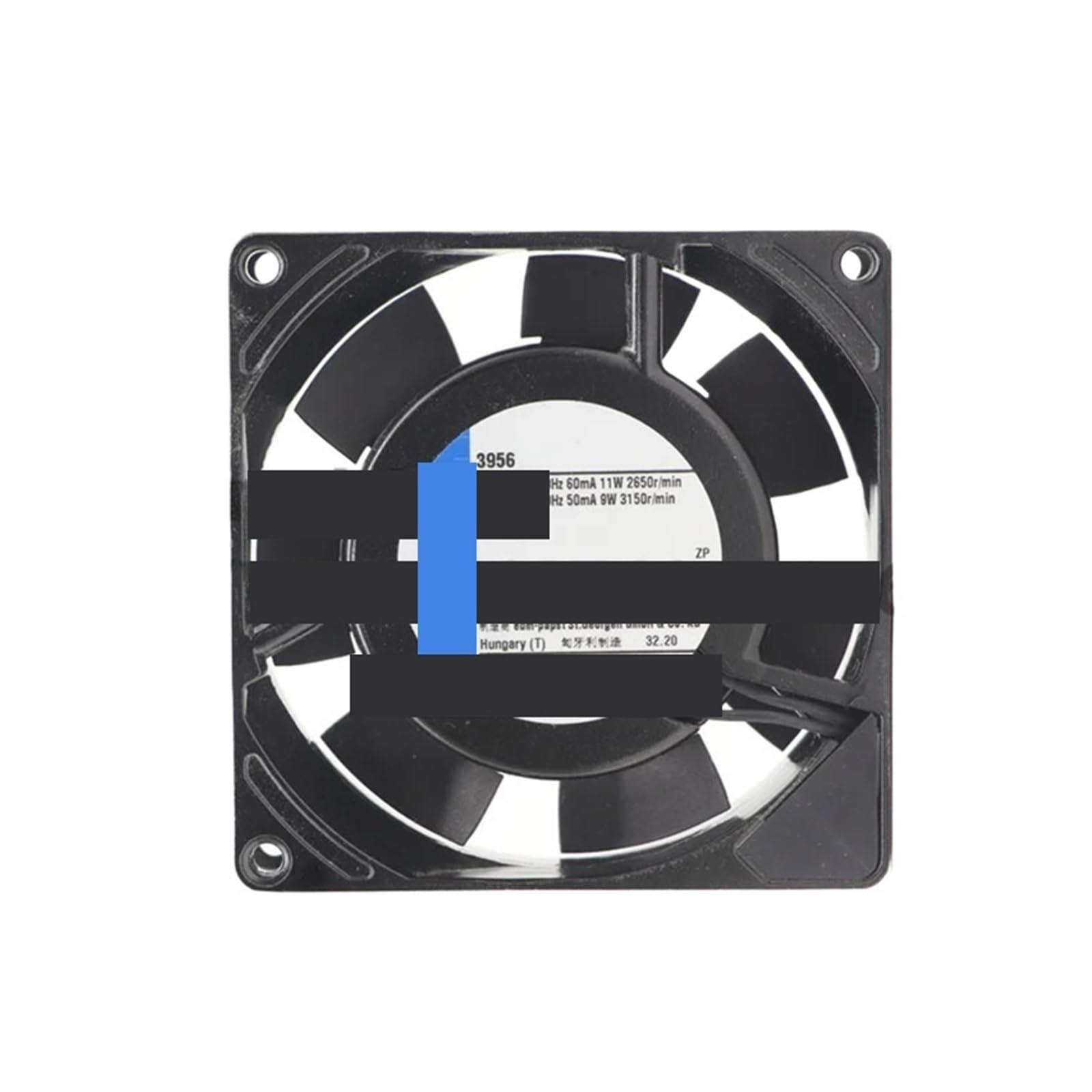 BRODEFUP 3956 9225 230V AC 2650RPM 11W 59m3/h 50HZ 35dBA 9cm 92x92x25mm Chassis Mute Inverter Compact Axial Cooling Fan