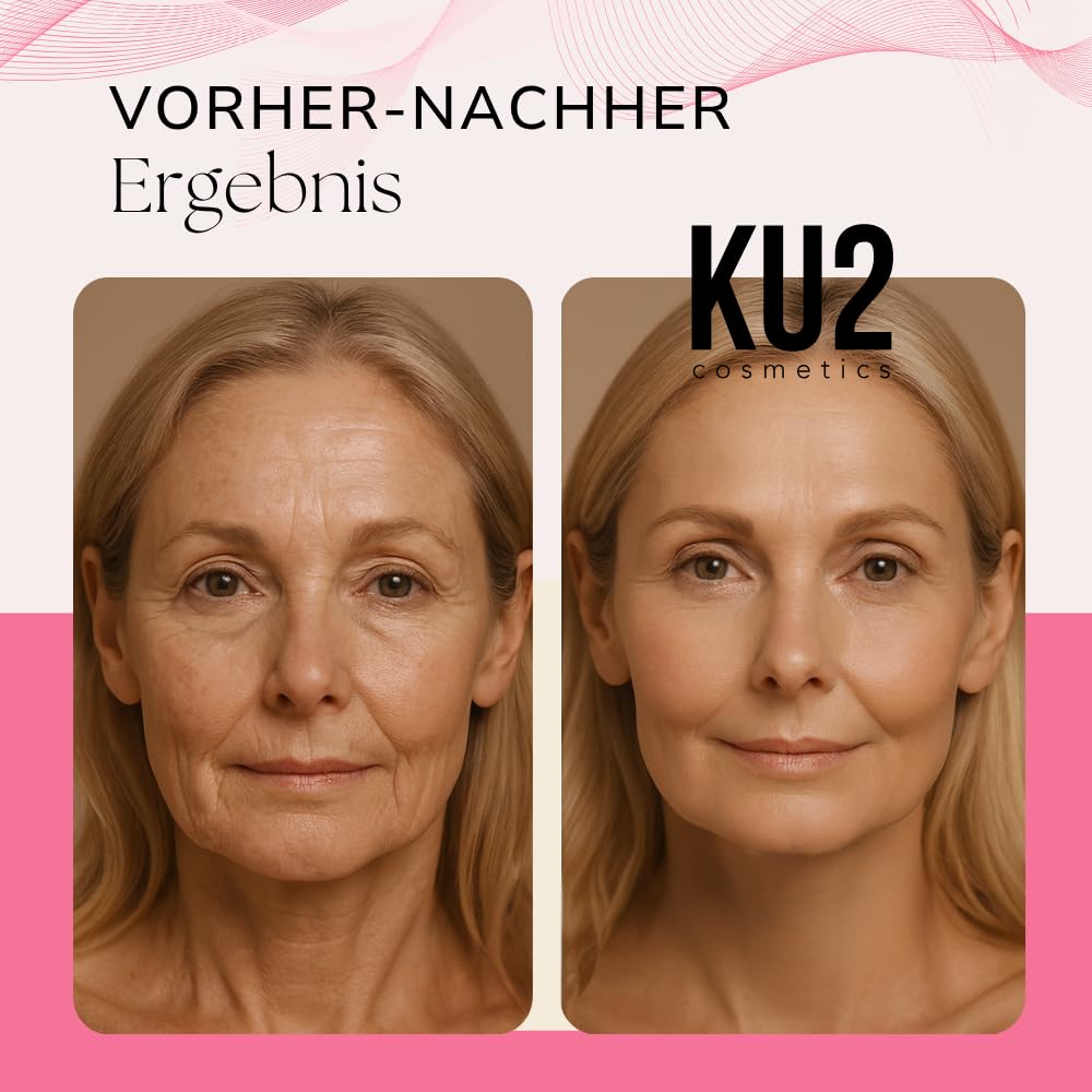 KU2 Hyaluron + Retinol Anti-Aging Set – Tagescreme, Retinol Serum & Retinol Nachtcreme – 24h Hautpflege Routine für Feuchtigkeit & Hautregeneration – Gesichtspflege Set für Frauen & Männer