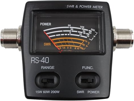 KENMAX UV Dual Band Standing-Wave Meter Power Meter SWR Meter for RS-40 Testing SWR Power