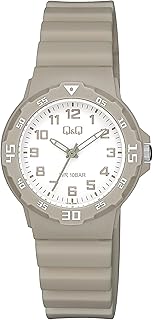 ساعة كيو اند كيو اليابانية من سيتيزن، V07A-006VY، ساعة عصرية انالوج للنساء