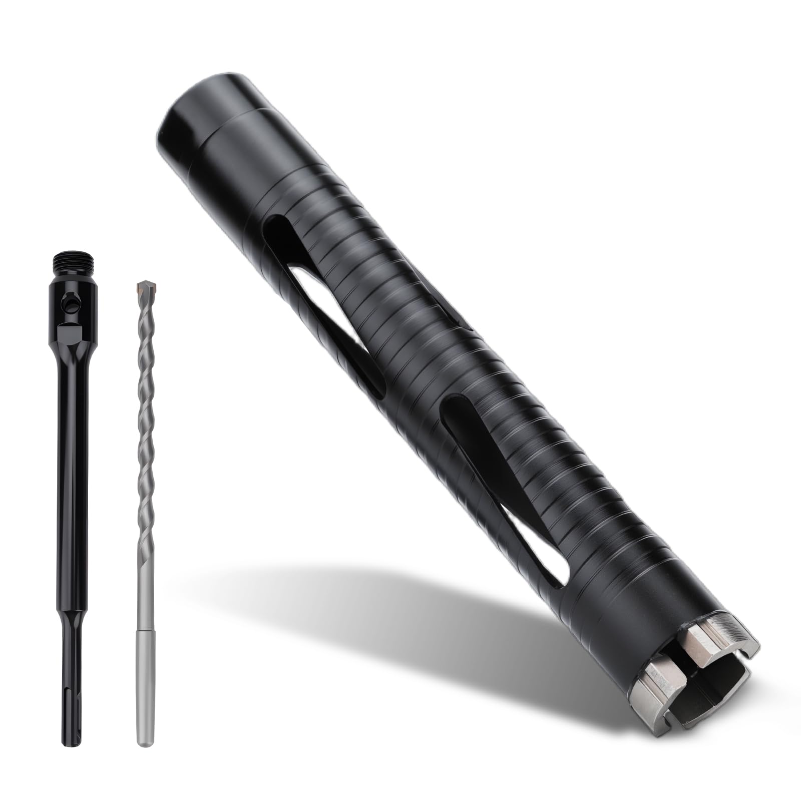 MOXPIFY 32mm x 170mm Long Diamond Core Drill Bit Set with 240mm SDS Plus Shank. To Be Used In Concrete Masonry Brick Block Stone Granite.