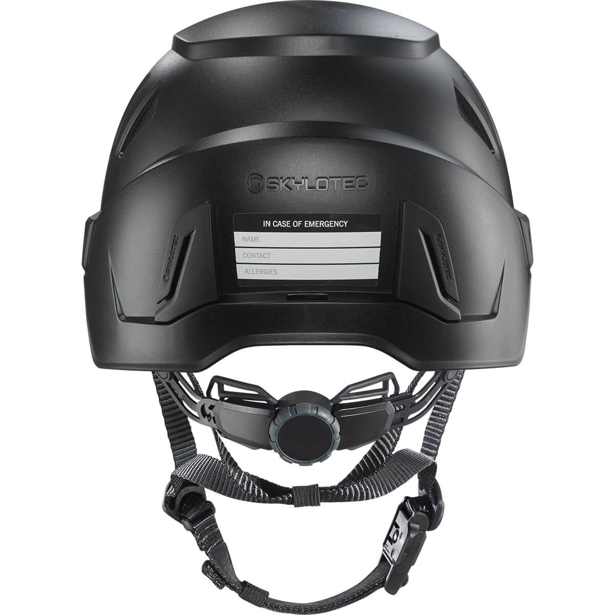 Casco da arrampicata industriale INCEPTOR GRX nero policarb onato/acrilonitrile butadiene Styr