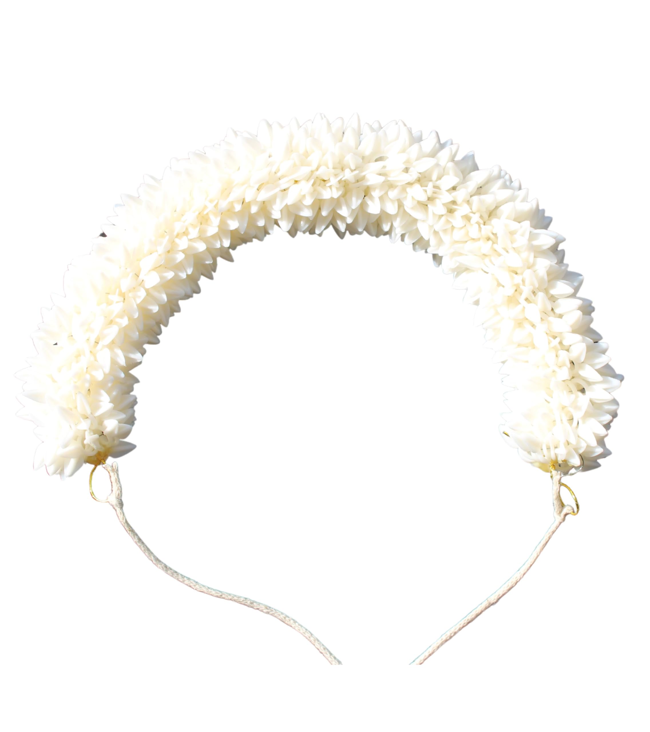 SHILPPAM Crafting HappinessArtificial Jasmine Gajra Veni I Pack of 1 I Ideal for Bride, Wedding, Party & Fashion, Dance I White I 10 Inch I 40gms