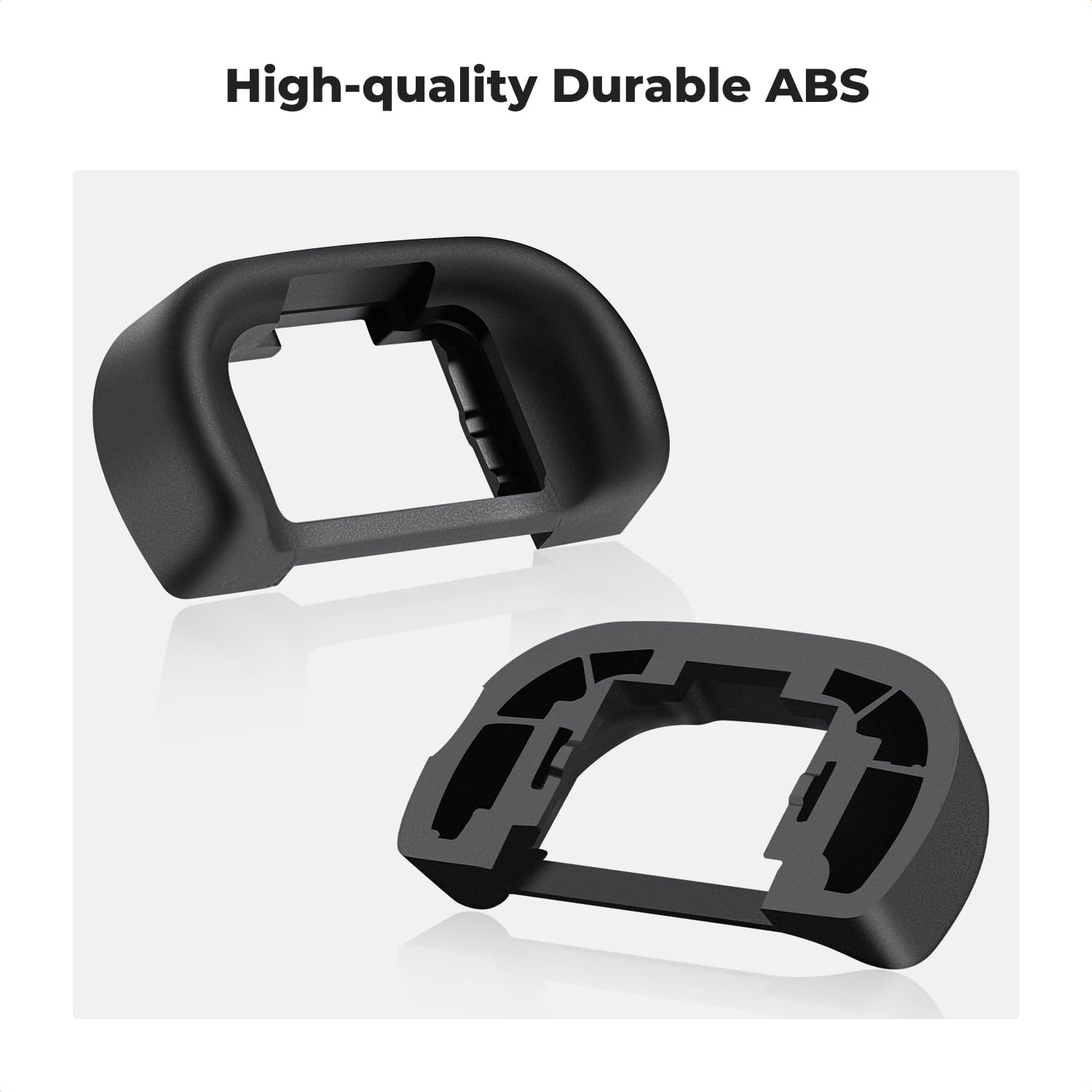K&F Concept 2Pack Eyepiece Cover & Hot Shoe Cover Kit, Eyecup for Sony A7 A7S A7R A7M2 A7SM2 A7RM2 A7M3 A7RM3 A7RM4 A9 A9II A99M2 Camera, Viewfinder Protector Replace for Sony FDA-EP18 Eyecup