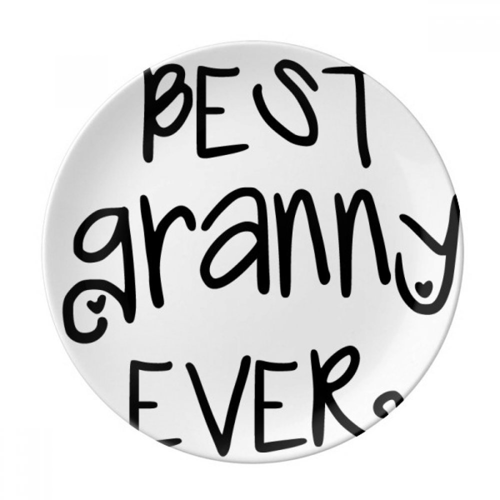 Assiette à dessert Best Granny, porcelaine 20,3 cm pour décoration table de cuisine