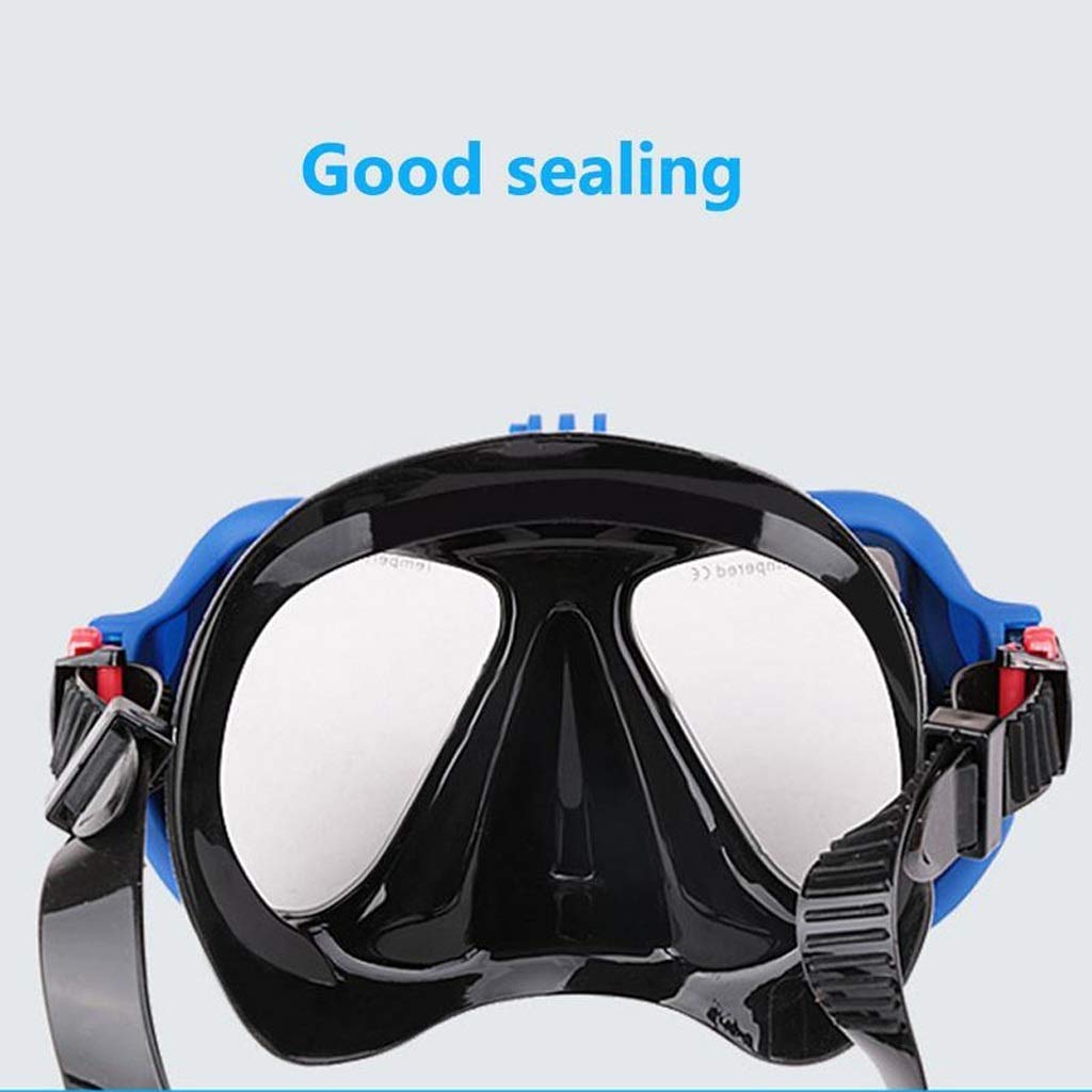 Máscara de Snorkel antivaho, Vidrio Templado panorámico Resistente a Impactos