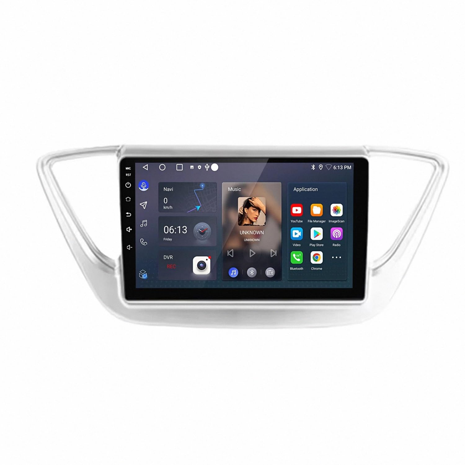 Pantalla de coche GPS Android Auto para Hyundai Solaris 2 Verna Accent 2017-2020 8
