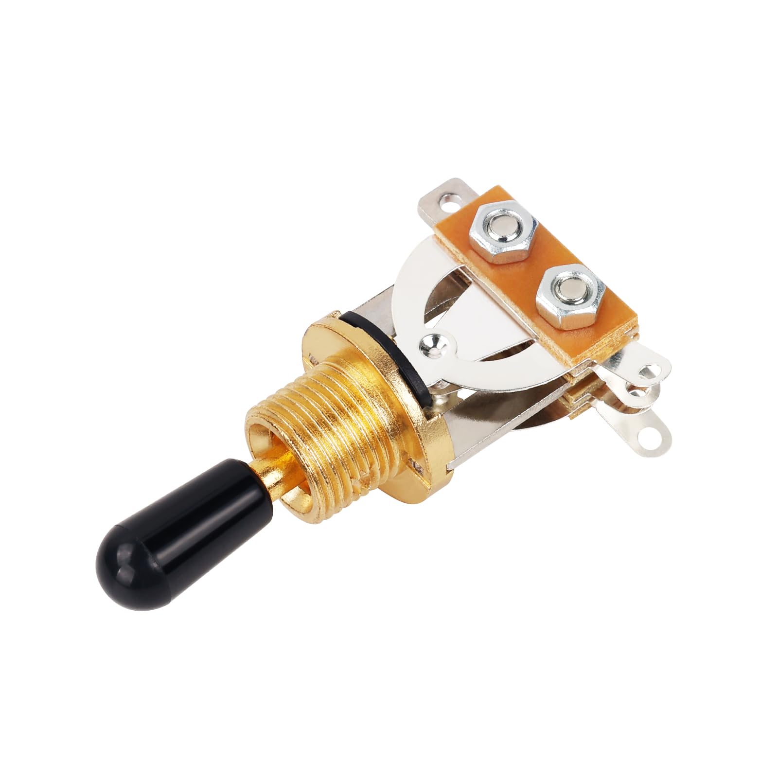 Banworks Metric 3-way Toggle Switch Pickup Selector Switch for Epiphone EPI LP Les Paul Style Guitar JT/DWQ-01 Golden with Black Tip - Image 4
