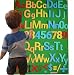 Felt Flannel Board Alphabet Letters Numbers Symbols Deluxe Set Giant 3.5 Feet 150+ Pieces Upper Lower Case w/Math Symbols Wall Hanging Interactive Play Kit No Magnets Quiet Book (Deluxe Set)