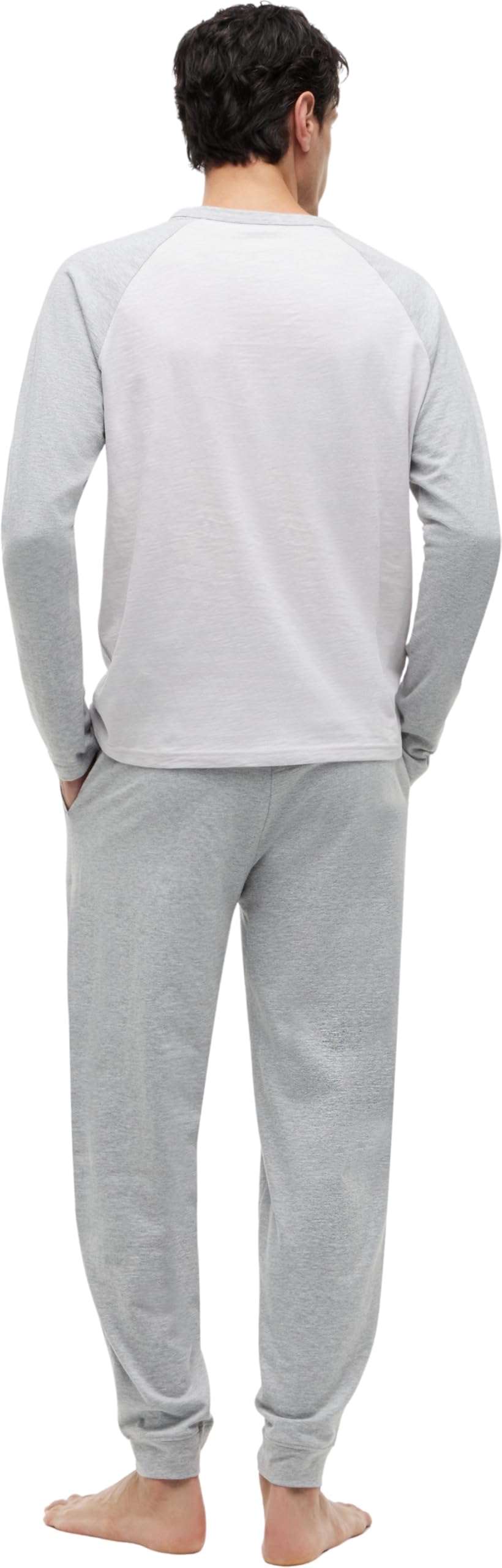 Tommy Hilfiger Uomo Set Pigiama Jersey Cuffed Cotone