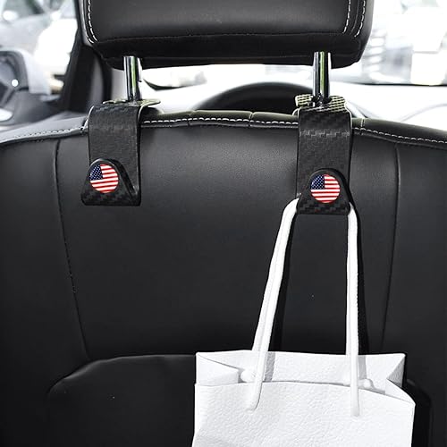 Miniatura 9 de 4 ganchos para reposacabezas de asiento trasero de automóvil, organizador de ganchos para reposacabezas de almacenamiento de asiento trasero,