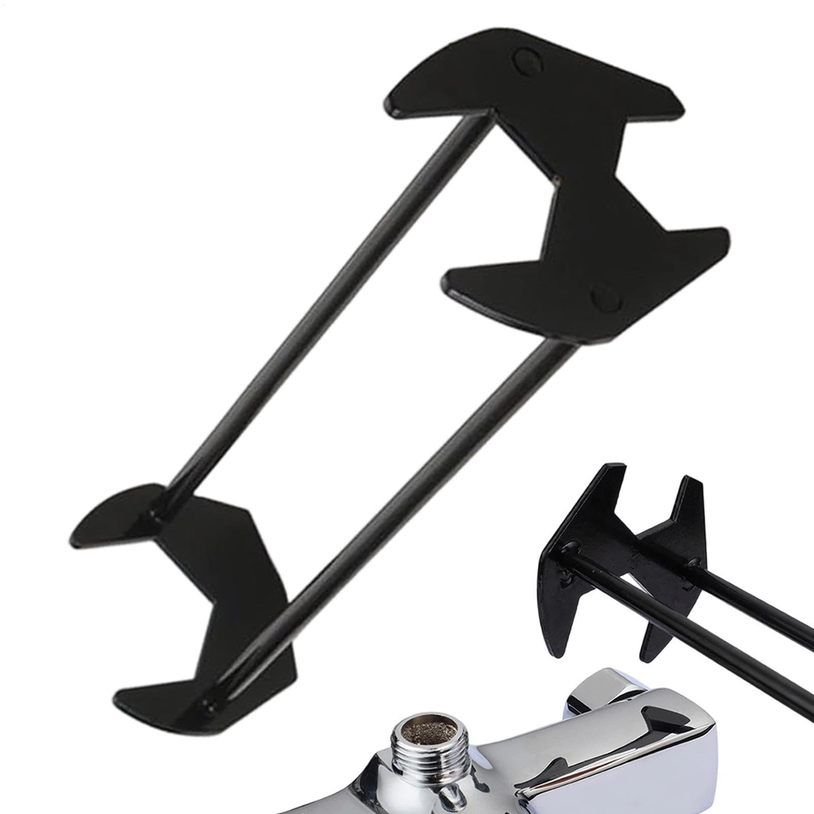 Herramienta Llave Fregadero Grifo - Herramienta Reparación Llave Fontanero Metálica - Lavabo En Espacios Reducidos | Para Grifo De Cocina, Tubería, Baño, Hogar, Inodoro, Bañera, Lavabo, Ducha