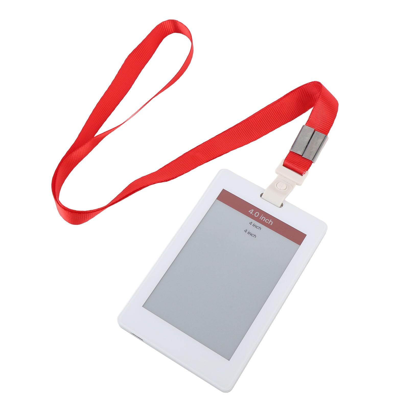 Generic Credencial Electrónica de Empleado con Pantalla Ultra Clara para Control de Acceso y Registros de Trabajo, para Estudiantes de Negocios, Credencial con Pantalla de Tinta de 4 Pulgadas