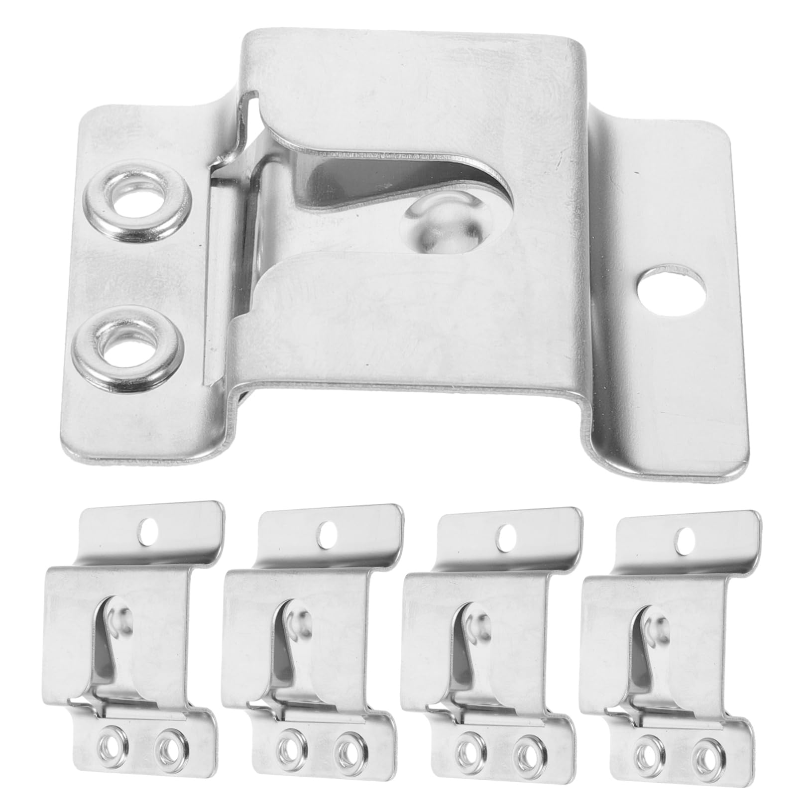 20 Stk Cliphalter handmikrofon mikrofon klemme mikrofon stand mikrofon halter mic stand Zubehör für Aufnahmemikrofone radio halter Mikrofon anklemmen Radio Zubehör Metall Silver Abaodam