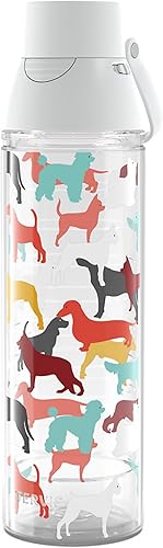 Tervis Vaso aislado para mascotas, botella de agua Venture Lite de 24 onzas, paquete de perro Love